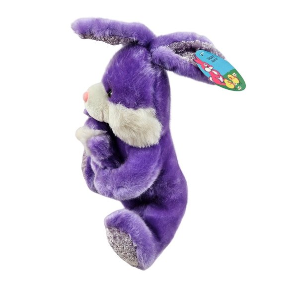 Best Made Toys Bunny Rabbit Plush Purple Mom And Baby Tag Stuffed Animal Easter - Picture 3 of 11